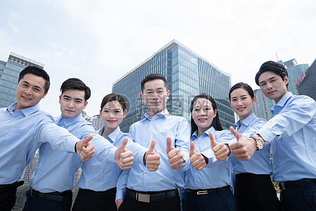 企業(yè)團隊藍領點贊